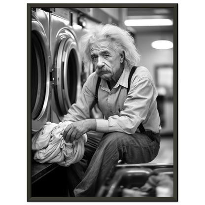 Laundry Day Albert Einstein - Printree.ch AI, Andri Hofmann, berühmt, Poster