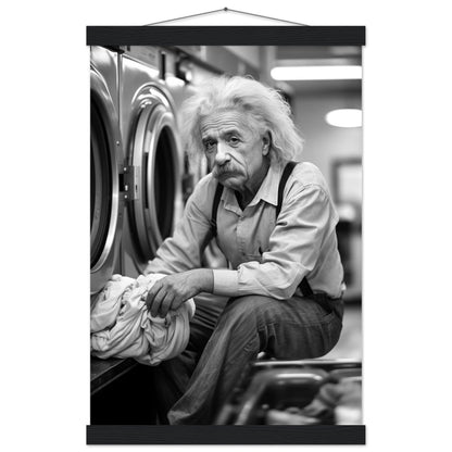 Laundry Day Albert Einstein - Printree.ch AI, Andri Hofmann, berühmt, Poster