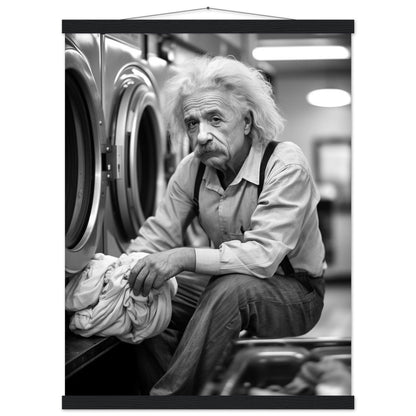 Laundry Day Albert Einstein - Printree.ch AI, Andri Hofmann, berühmt, Poster