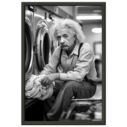 Laundry Day Albert Einstein - Printree.ch AI, Andri Hofmann, berühmt, Poster