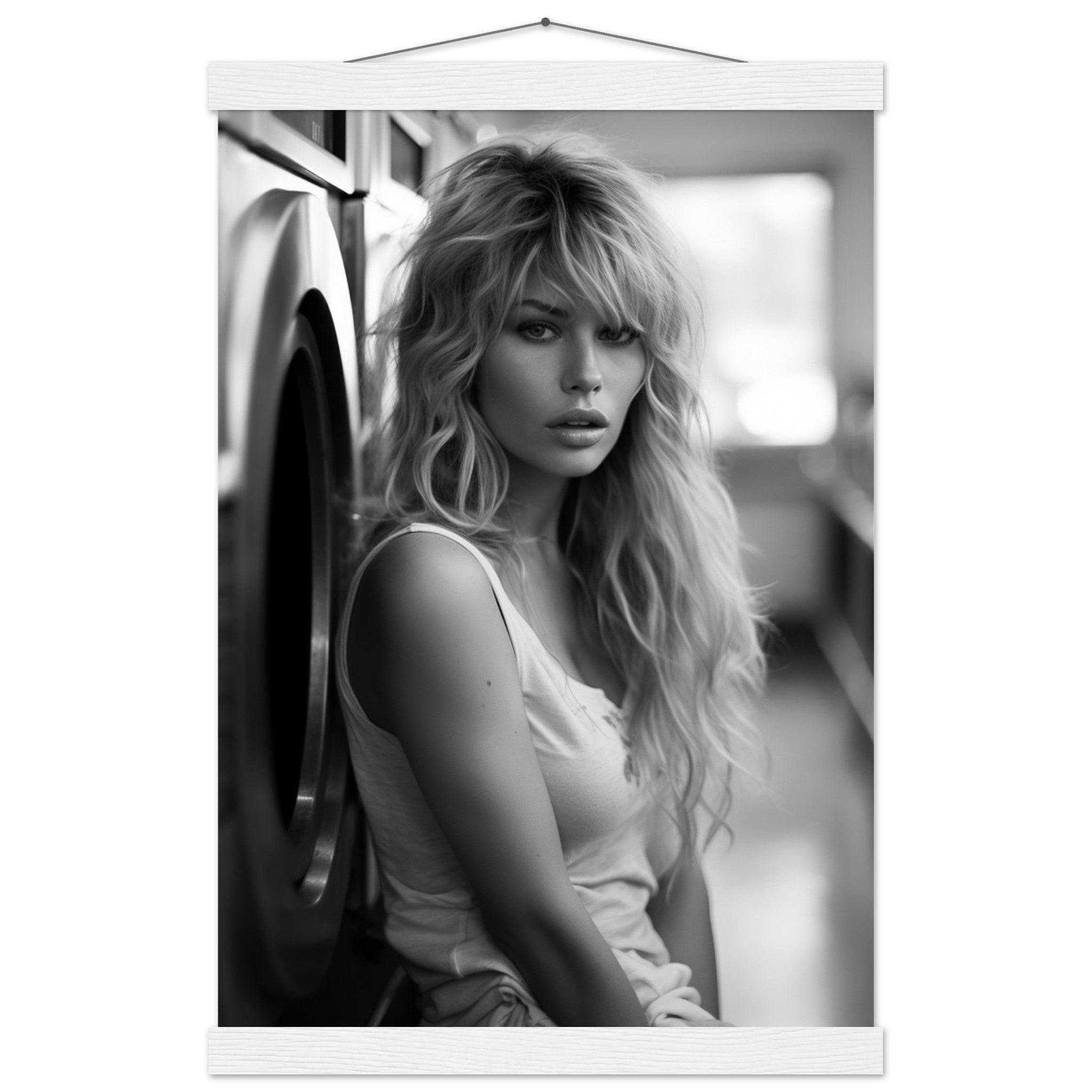 Laundry Day Brigitte Bardot - Printree.ch AI, Andri Hofmann, Poster, Raumfahrt