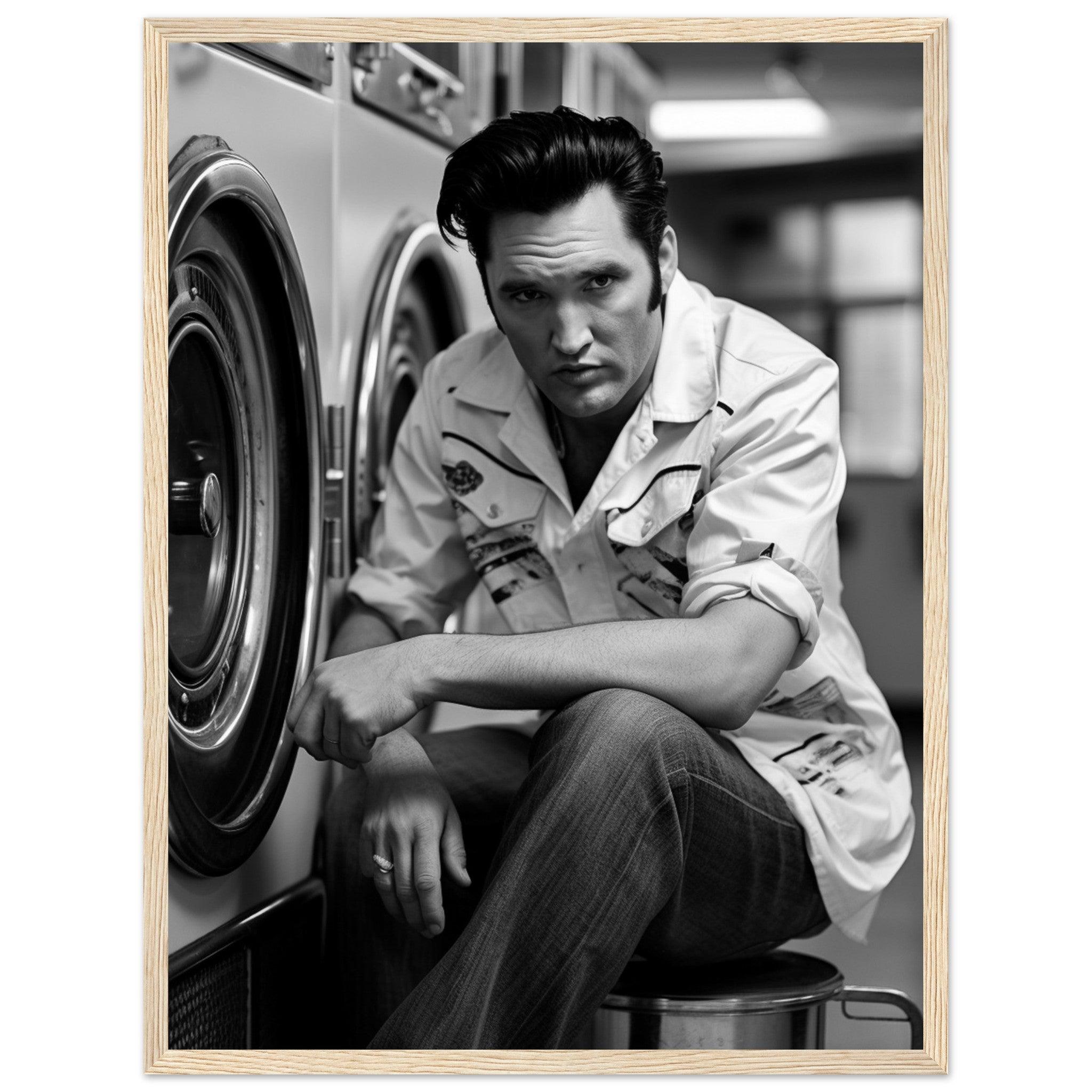 Laundry Day Elvis Presley - Printree.ch AI, Andri Hofmann, Poster, Raumfahrt