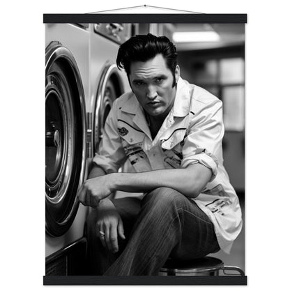 Laundry Day Elvis Presley - Printree.ch AI, Andri Hofmann, Poster, Raumfahrt