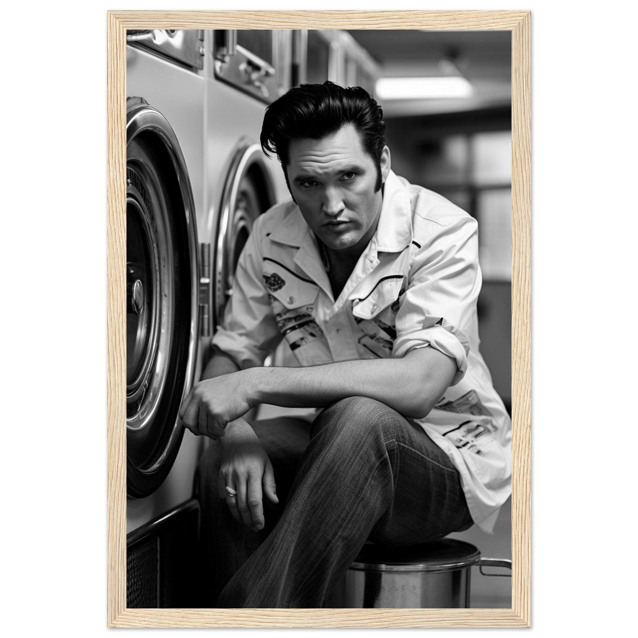 Laundry Day Elvis Presley - Printree.ch AI, Andri Hofmann, Poster, Raumfahrt