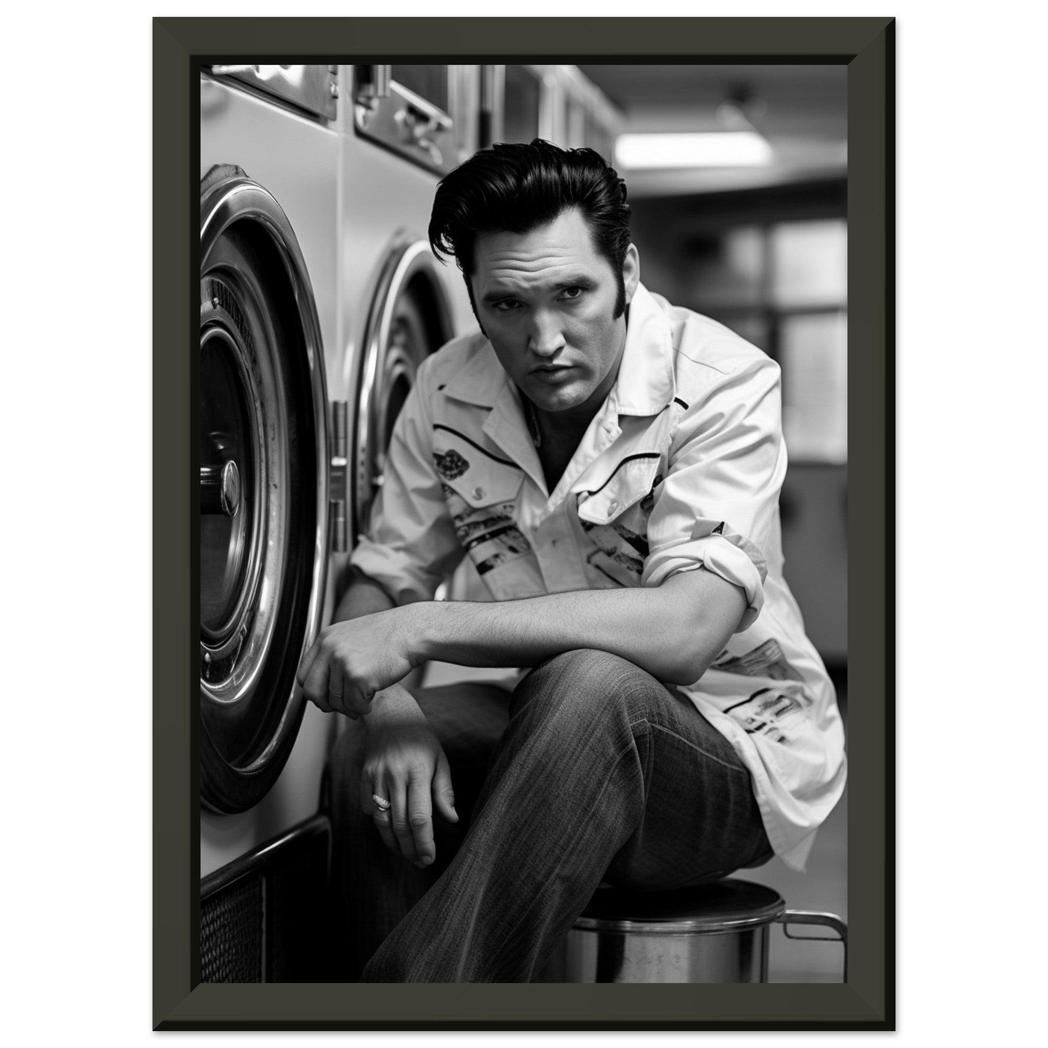 Laundry Day Elvis Presley - Printree.ch AI, Andri Hofmann, Poster, Raumfahrt