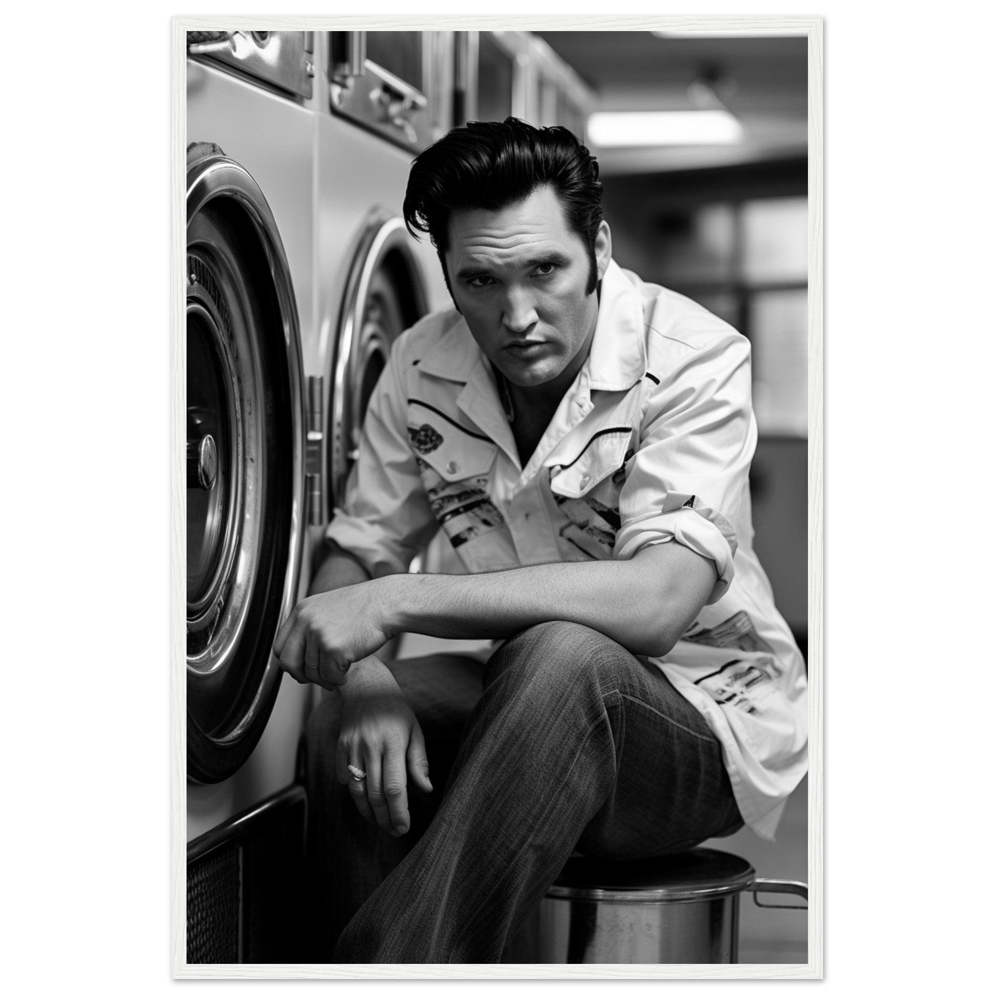 Laundry Day Elvis Presley - Printree.ch AI, Andri Hofmann, Poster, Raumfahrt