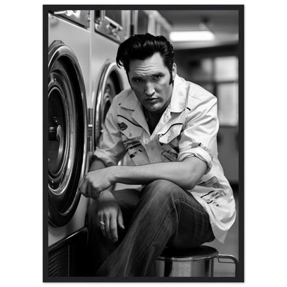 Laundry Day Elvis Presley - Printree.ch AI, Andri Hofmann, Poster, Raumfahrt