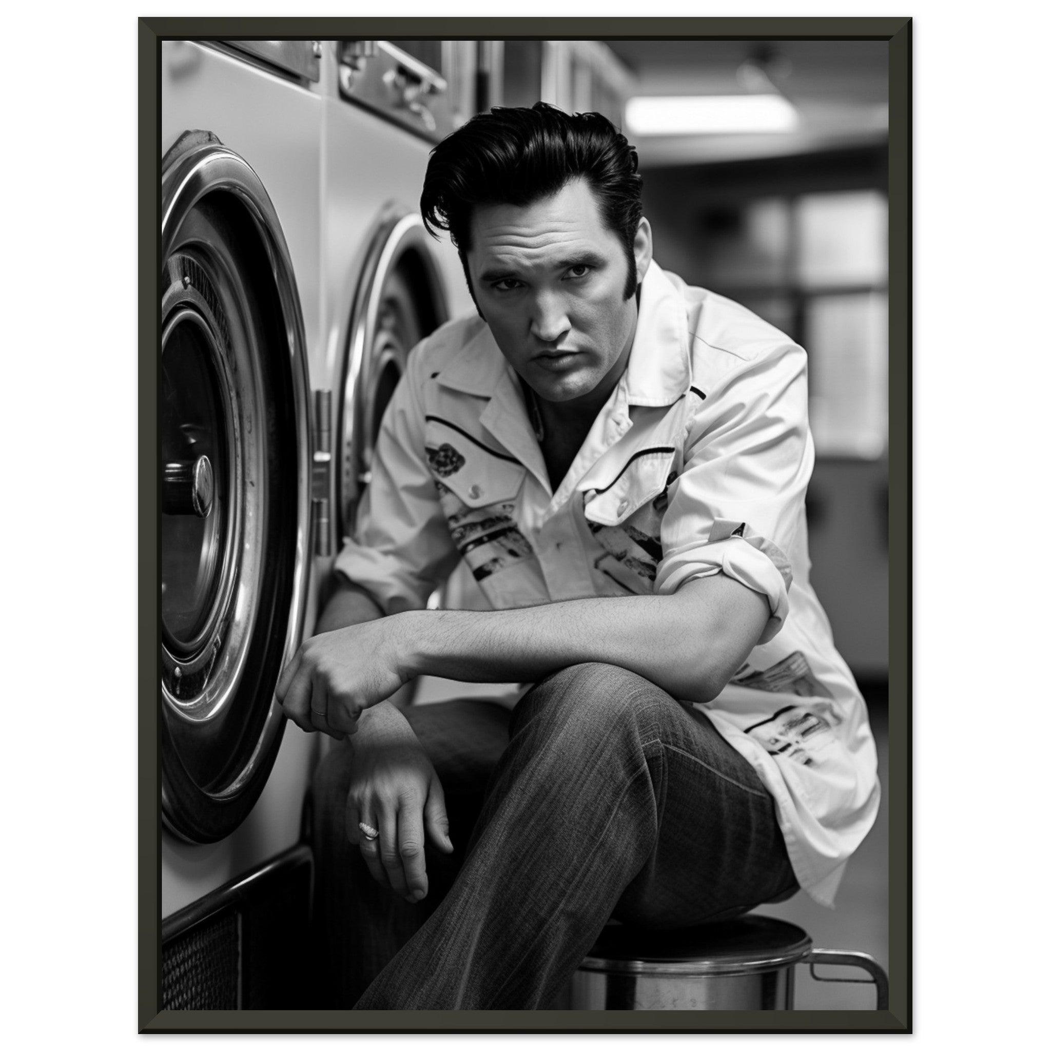 Laundry Day Elvis Presley - Printree.ch AI, Andri Hofmann, Poster, Raumfahrt