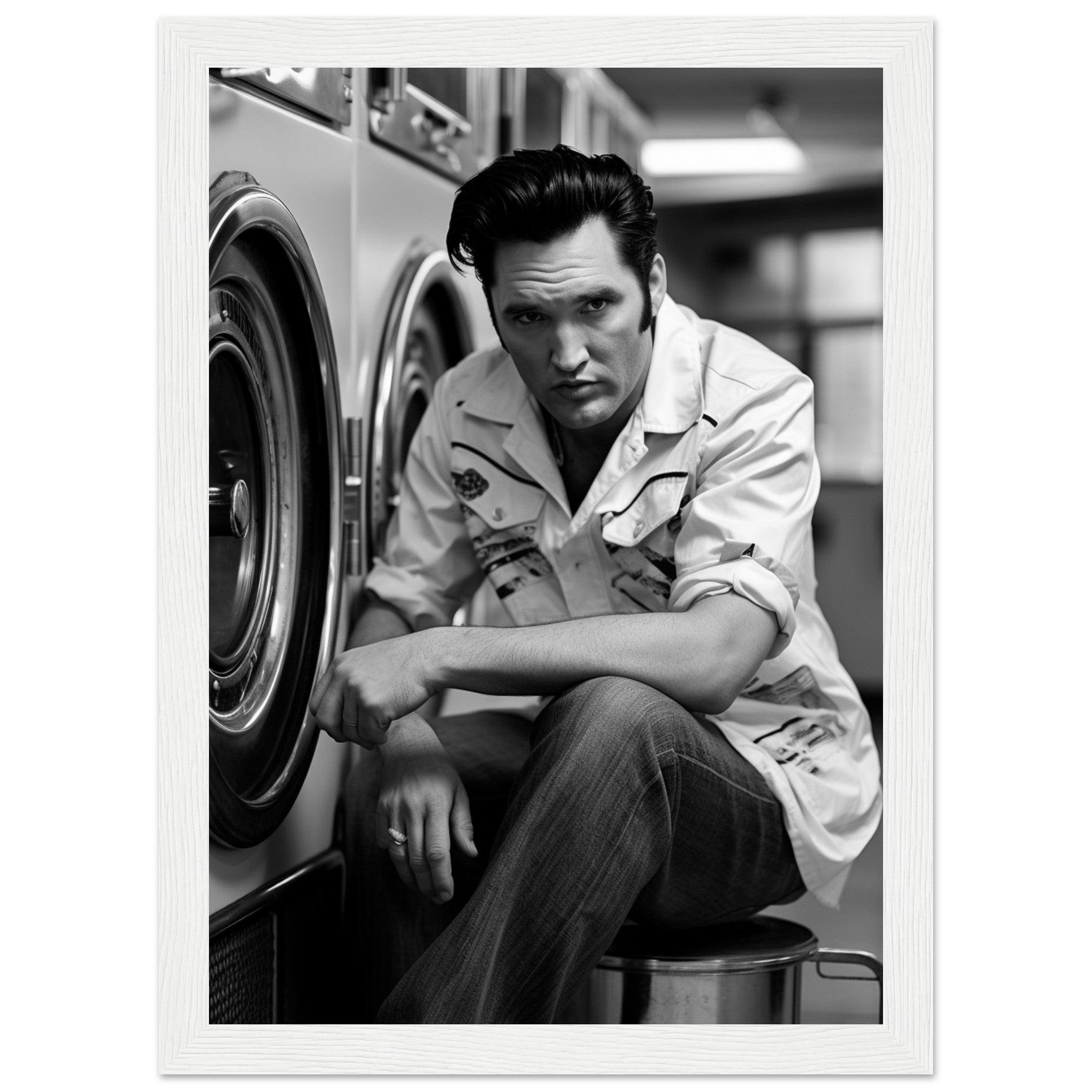 Laundry Day Elvis Presley - Printree.ch AI, Andri Hofmann, Poster, Raumfahrt