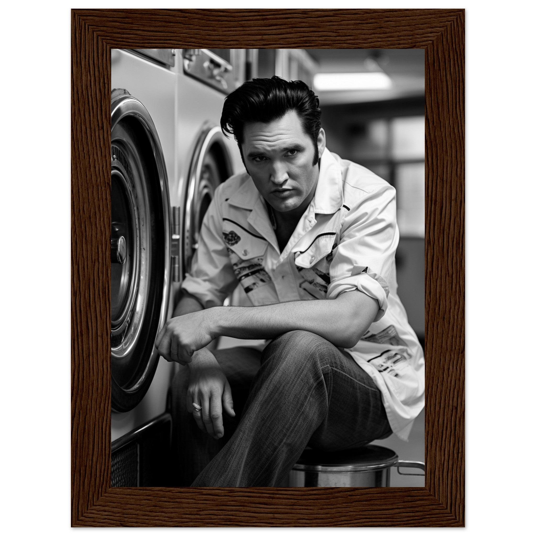 Laundry Day Elvis Presley - Printree.ch AI, Andri Hofmann, Poster, Raumfahrt