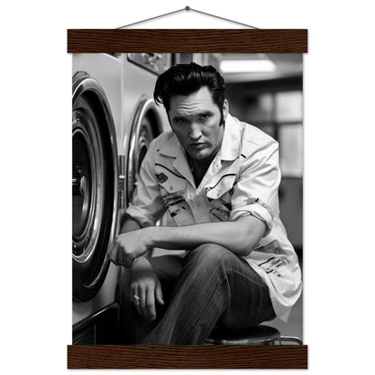 Laundry Day Elvis Presley - Printree.ch AI, Andri Hofmann, Poster, Raumfahrt