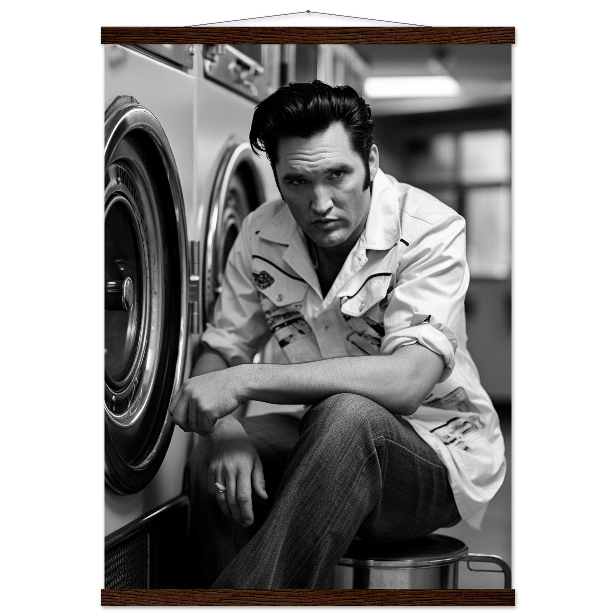 Laundry Day Elvis Presley - Printree.ch AI, Andri Hofmann, Poster, Raumfahrt