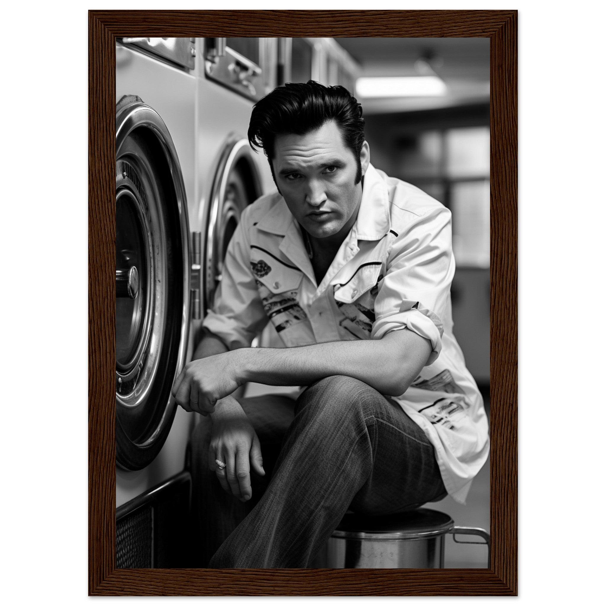 Laundry Day Elvis Presley - Printree.ch AI, Andri Hofmann, Poster, Raumfahrt