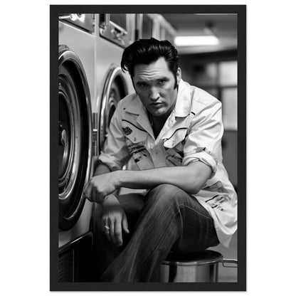 Laundry Day Elvis Presley - Printree.ch AI, Andri Hofmann, Poster, Raumfahrt