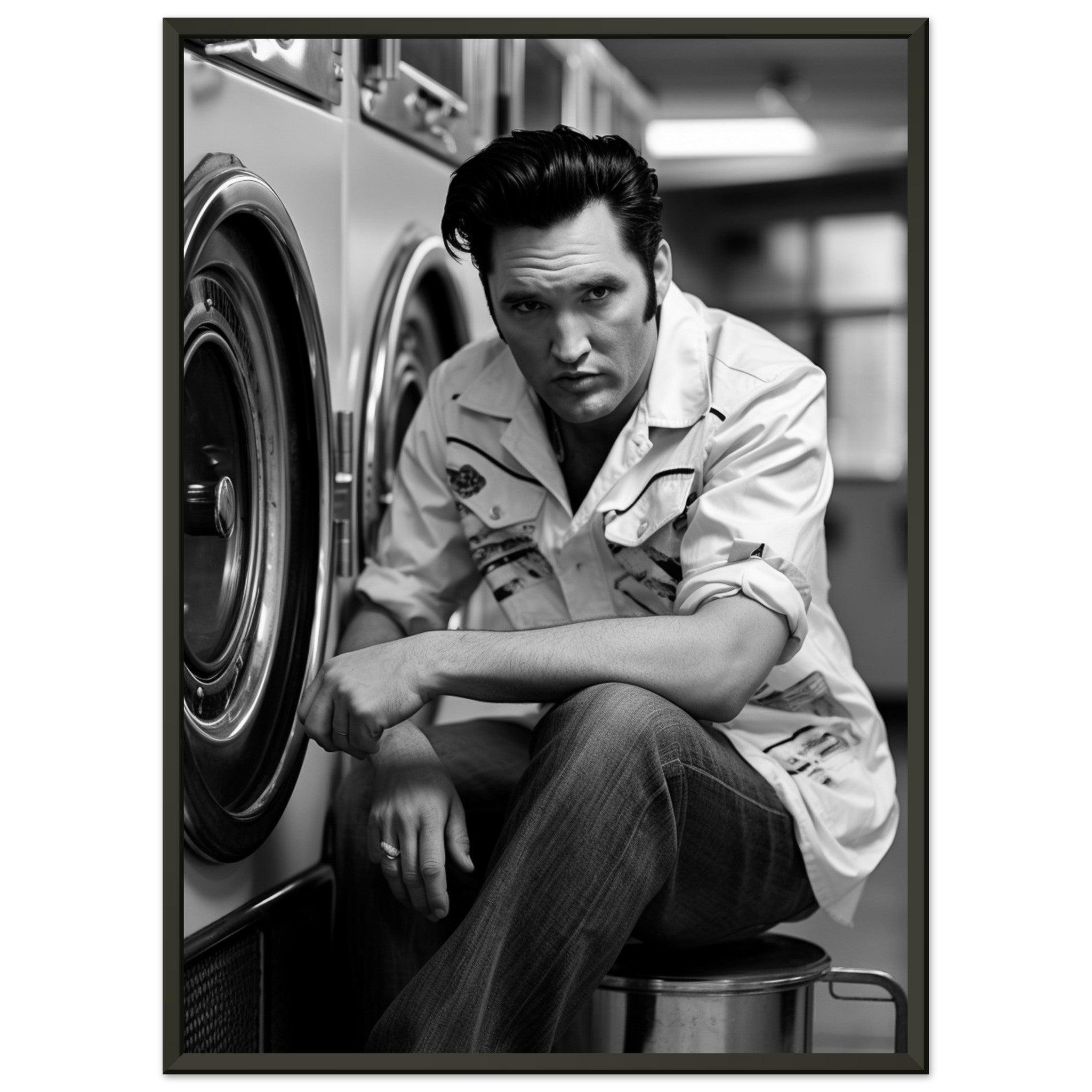 Laundry Day Elvis Presley - Printree.ch AI, Andri Hofmann, Poster, Raumfahrt