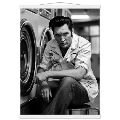 Laundry Day Elvis Presley - Printree.ch AI, Andri Hofmann, Poster, Raumfahrt