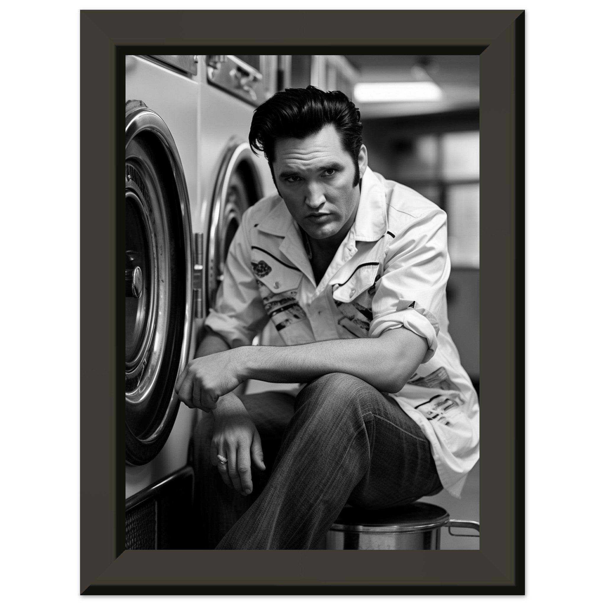 Laundry Day Elvis Presley - Printree.ch AI, Andri Hofmann, Poster, Raumfahrt