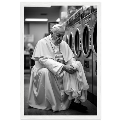 Laundry Day Pope Franziskus - Printree.ch AI, Andri Hofmann, Poster, Raumfahrt