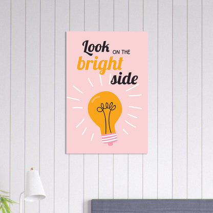 Look on the bright side - Fröhliche positive Poster - Printree.ch fröhlich, zeitgenössische kunst