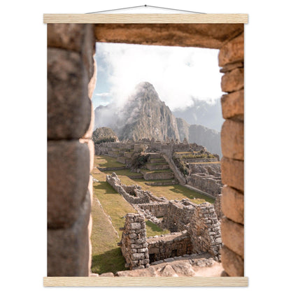 Machu Picchu Poster - Printree.ch Anden, Archäologie, Berglandschaft, Foto, Fotografie, Inka, Kultur, Machu Picchu, Peru, Reisen, Ruinen, Sehenswürdigkeit, unsplash, Wanderung, Weltwunder