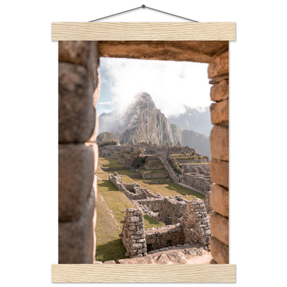 Machu Picchu Poster - Printree.ch Anden, Archäologie, Berglandschaft, Foto, Fotografie, Inka, Kultur, Machu Picchu, Peru, Reisen, Ruinen, Sehenswürdigkeit, unsplash, Wanderung, Weltwunder