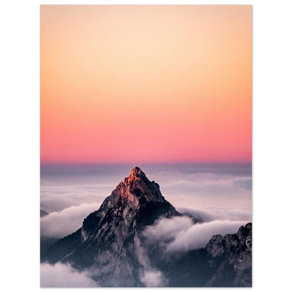 Majestätischer Bergblick aus der Luft - Printree.ch alpin, Unsplash