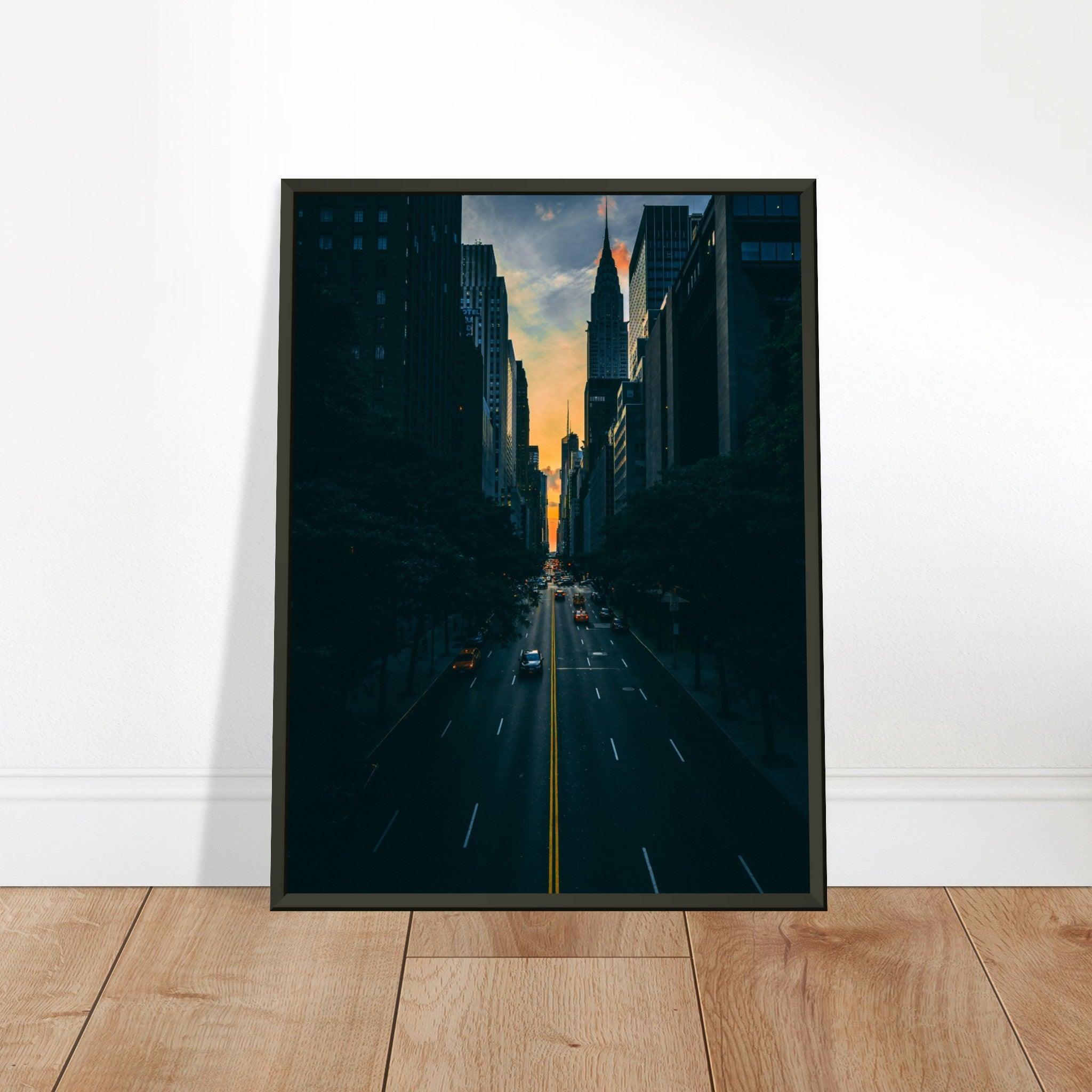 Manhattan Skyline Poster - Printree.ch Big Apple, Brooklyn Bridge, Empire State Building, Foto, Fotografie, Freiheitsstatue, Hudson River, Manhattan, Metropole, New York, Reisen, Skyline, Stadtpanorama, unsplash, Wolkenkratzer