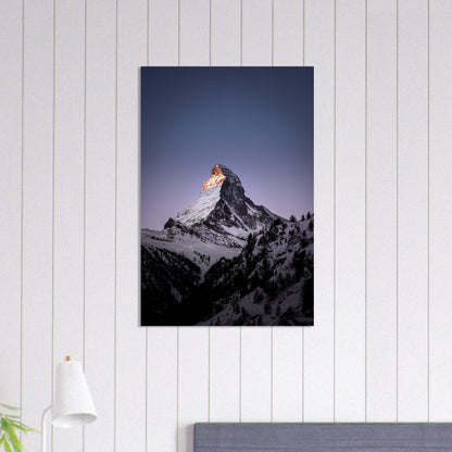 Matterhorn-Foto-Poster - Printree.ch Alpen, Berge, Berglandschaft, Foto, Fotografie, Gipfel, Matterhorn, Natur, Panorama, Schnee, Schweiz, unsplash, Winterlandschaft