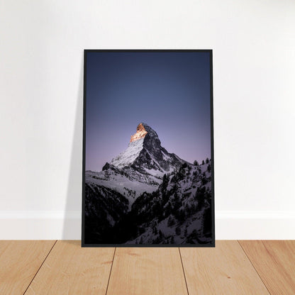 Matterhorn-Foto-Poster - Printree.ch Alpen, Berge, Berglandschaft, Foto, Fotografie, Gipfel, Matterhorn, Natur, Panorama, Schnee, Schweiz, unsplash, Winterlandschaft