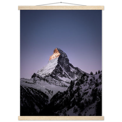 Matterhorn-Foto-Poster - Printree.ch Alpen, Berge, Berglandschaft, Foto, Fotografie, Gipfel, Matterhorn, Natur, Panorama, Schnee, Schweiz, unsplash, Winterlandschaft