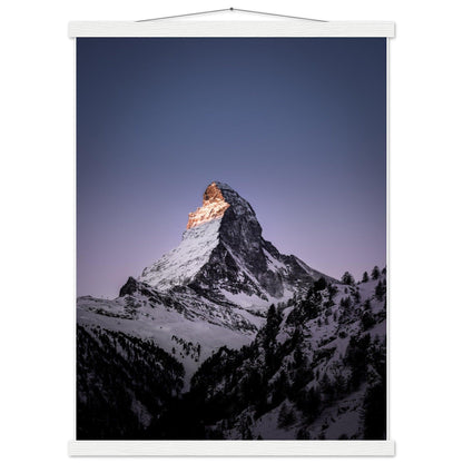 Matterhorn-Foto-Poster - Printree.ch Alpen, Berge, Berglandschaft, Foto, Fotografie, Gipfel, Matterhorn, Natur, Panorama, Schnee, Schweiz, unsplash, Winterlandschaft