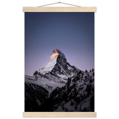 Matterhorn - Printree.ch Alpen, Berge, Berglandschaft, Foto, Fotografie, Gipfel, Matterhorn, Natur, Panorama, Schnee, Schweiz, unsplash, Winterlandschaft