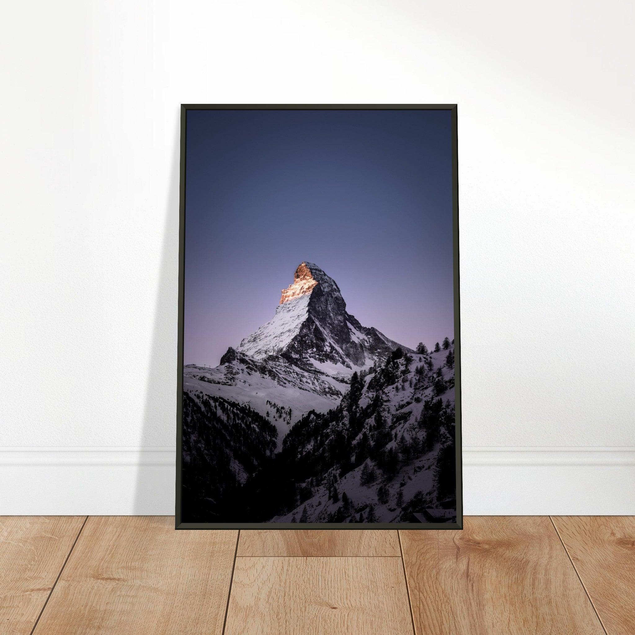 Matterhorn - Printree.ch Alpen, Berge, Berglandschaft, Foto, Fotografie, Gipfel, Matterhorn, Natur, Panorama, Schnee, Schweiz, unsplash, Winterlandschaft