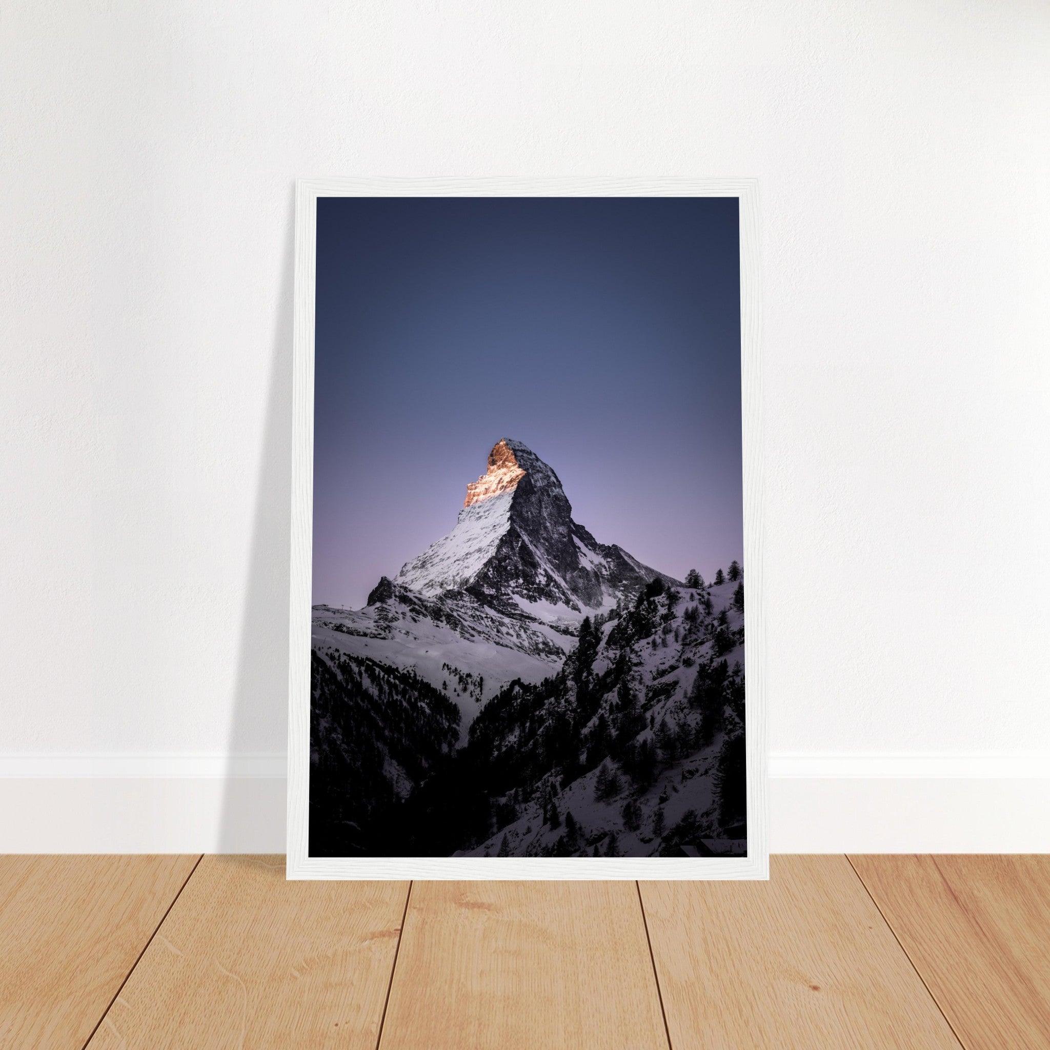 Matterhorn - Printree.ch Alpen, Berge, Berglandschaft, Foto, Fotografie, Gipfel, Matterhorn, Natur, Panorama, Schnee, Schweiz, unsplash, Winterlandschaft