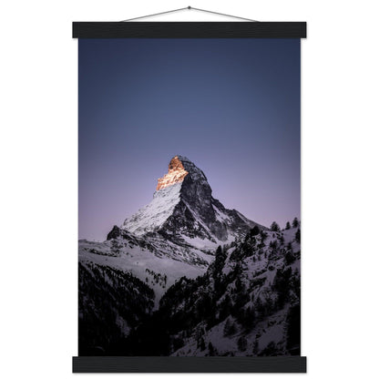 Matterhorn - Printree.ch Alpen, Berge, Berglandschaft, Foto, Fotografie, Gipfel, Matterhorn, Natur, Panorama, Schnee, Schweiz, unsplash, Winterlandschaft