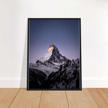 Matterhorn - Printree.ch Alpen, Berge, Berglandschaft, Foto, Fotografie, Gipfel, Matterhorn, Natur, Panorama, Schnee, Schweiz, unsplash, Winterlandschaft