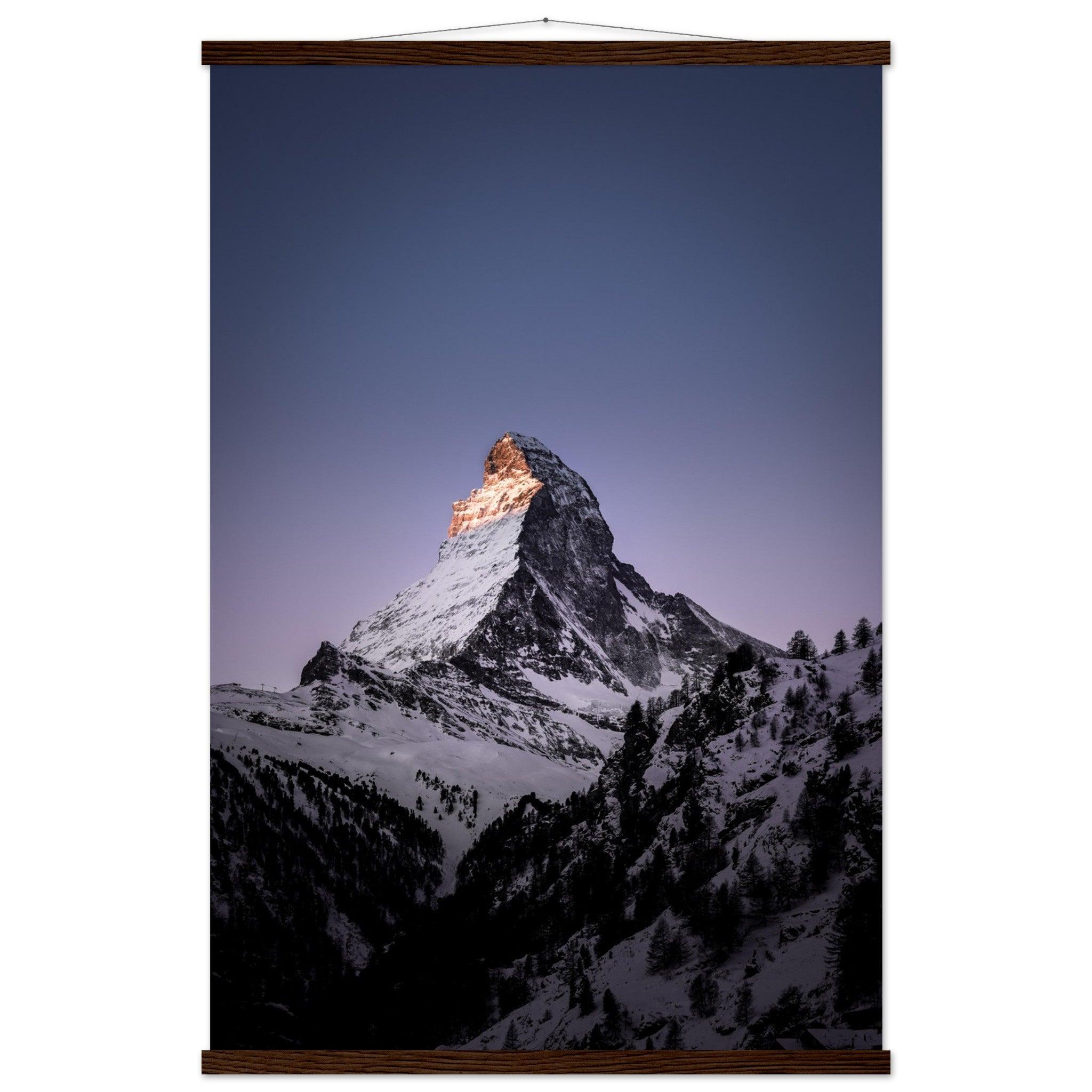 Matterhorn - Printree.ch Alpen, Berge, Berglandschaft, Foto, Fotografie, Gipfel, Matterhorn, Natur, Panorama, Schnee, Schweiz, unsplash, Winterlandschaft