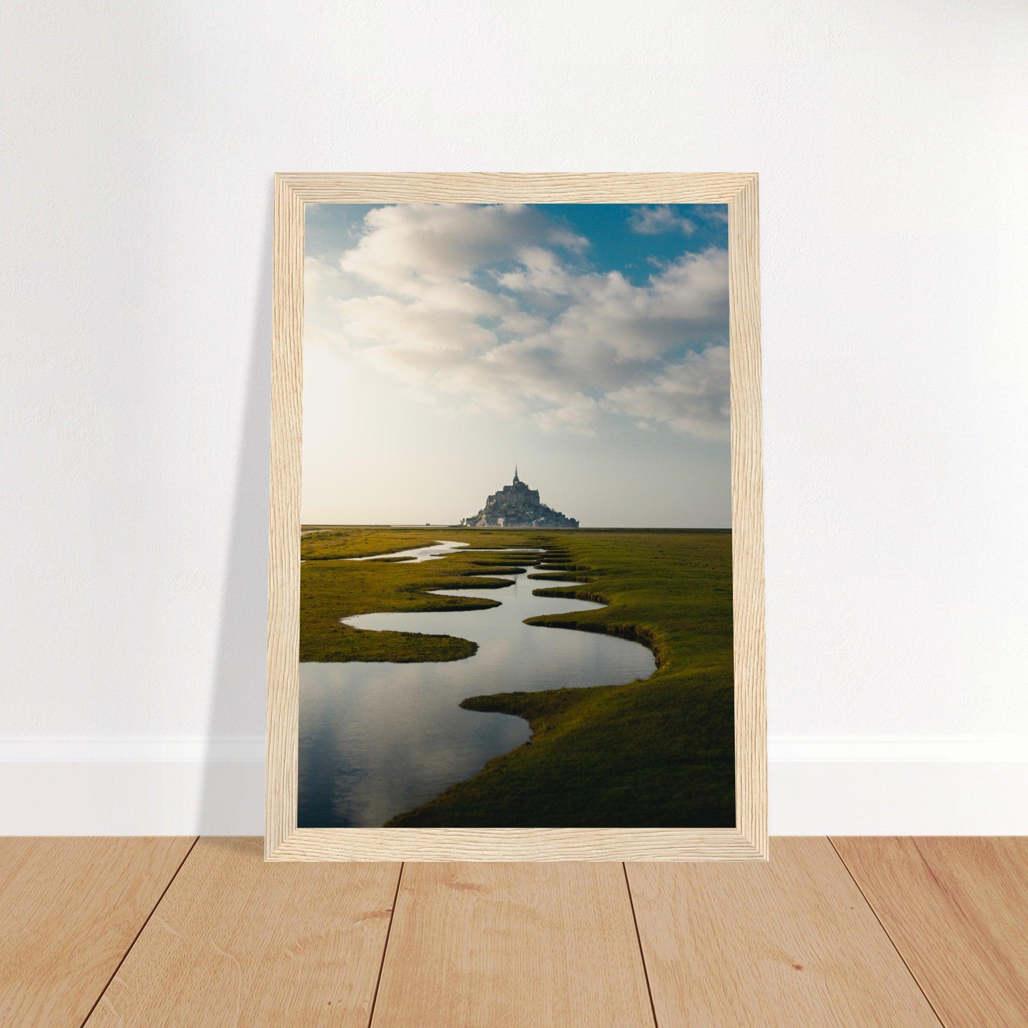 Mont Saint-Michel in der Normandie - Printree.ch Architektur, Foto, Fotografie, Frankreich, historisch, Insel, Kloster, Küste, Mittelalter, Mont Saint-Michel, Normandie, Reisen, Sehenswürdigkeit, UNESCO-Weltkulturerbe, unsplash