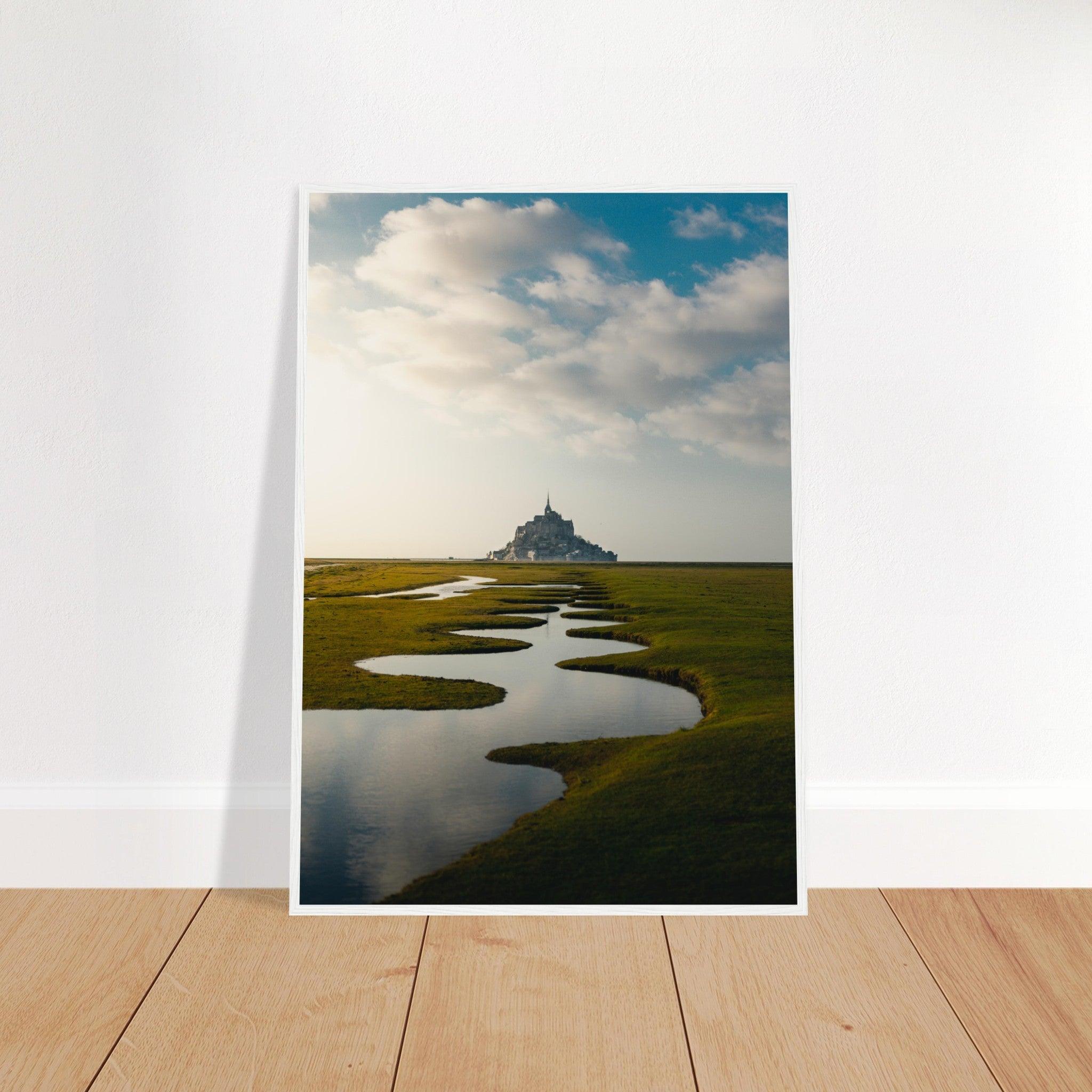 Mont Saint-Michel in der Normandie - Printree.ch Architektur, Foto, Fotografie, Frankreich, historisch, Insel, Kloster, Küste, Mittelalter, Mont Saint-Michel, Normandie, Reisen, Sehenswürdigkeit, UNESCO-Weltkulturerbe, unsplash