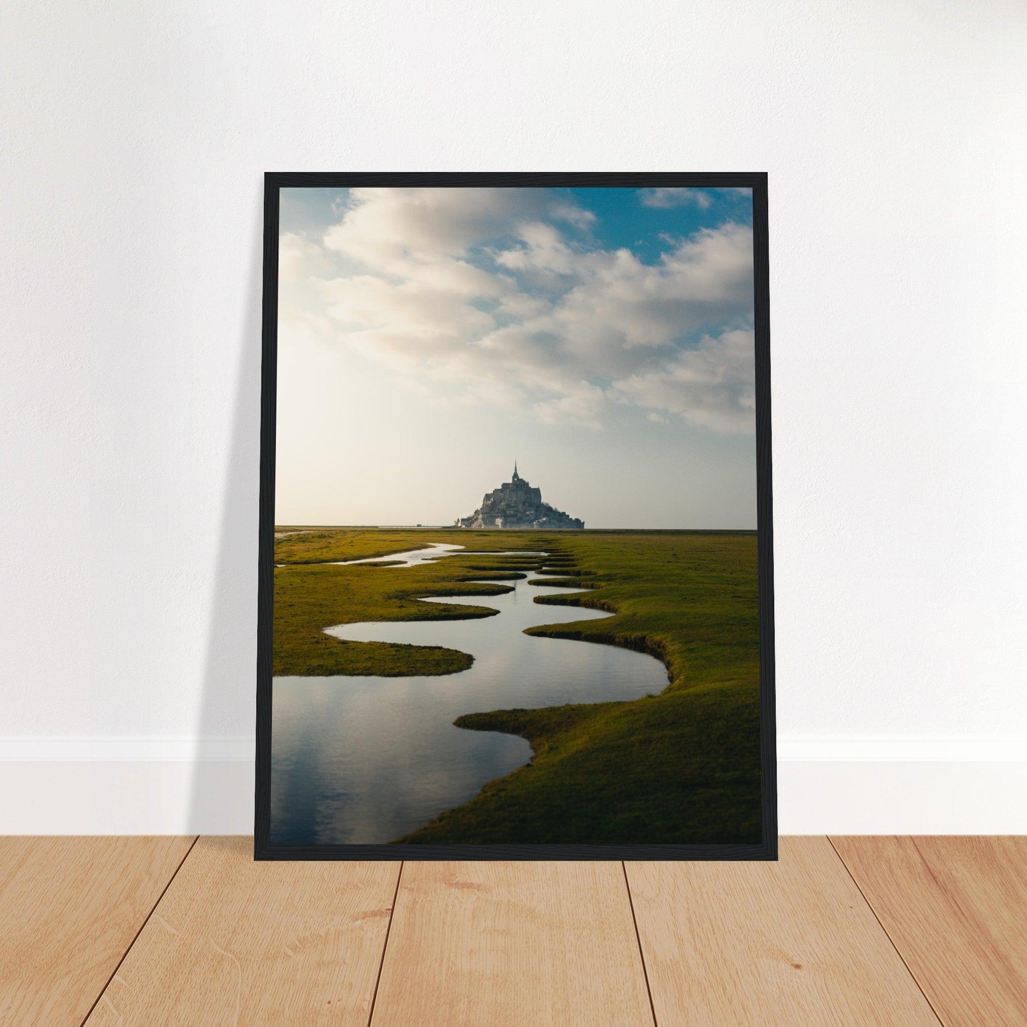 Mont Saint-Michel in der Normandie - Printree.ch Architektur, Foto, Fotografie, Frankreich, historisch, Insel, Kloster, Küste, Mittelalter, Mont Saint-Michel, Normandie, Reisen, Sehenswürdigkeit, UNESCO-Weltkulturerbe, unsplash