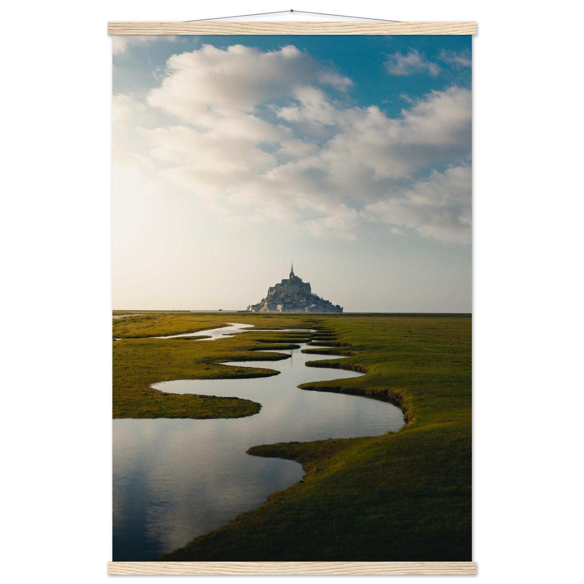 Mont Saint-Michel in der Normandie - Printree.ch Architektur, Foto, Fotografie, Frankreich, historisch, Insel, Kloster, Küste, Mittelalter, Mont Saint-Michel, Normandie, Reisen, Sehenswürdigkeit, UNESCO-Weltkulturerbe, unsplash