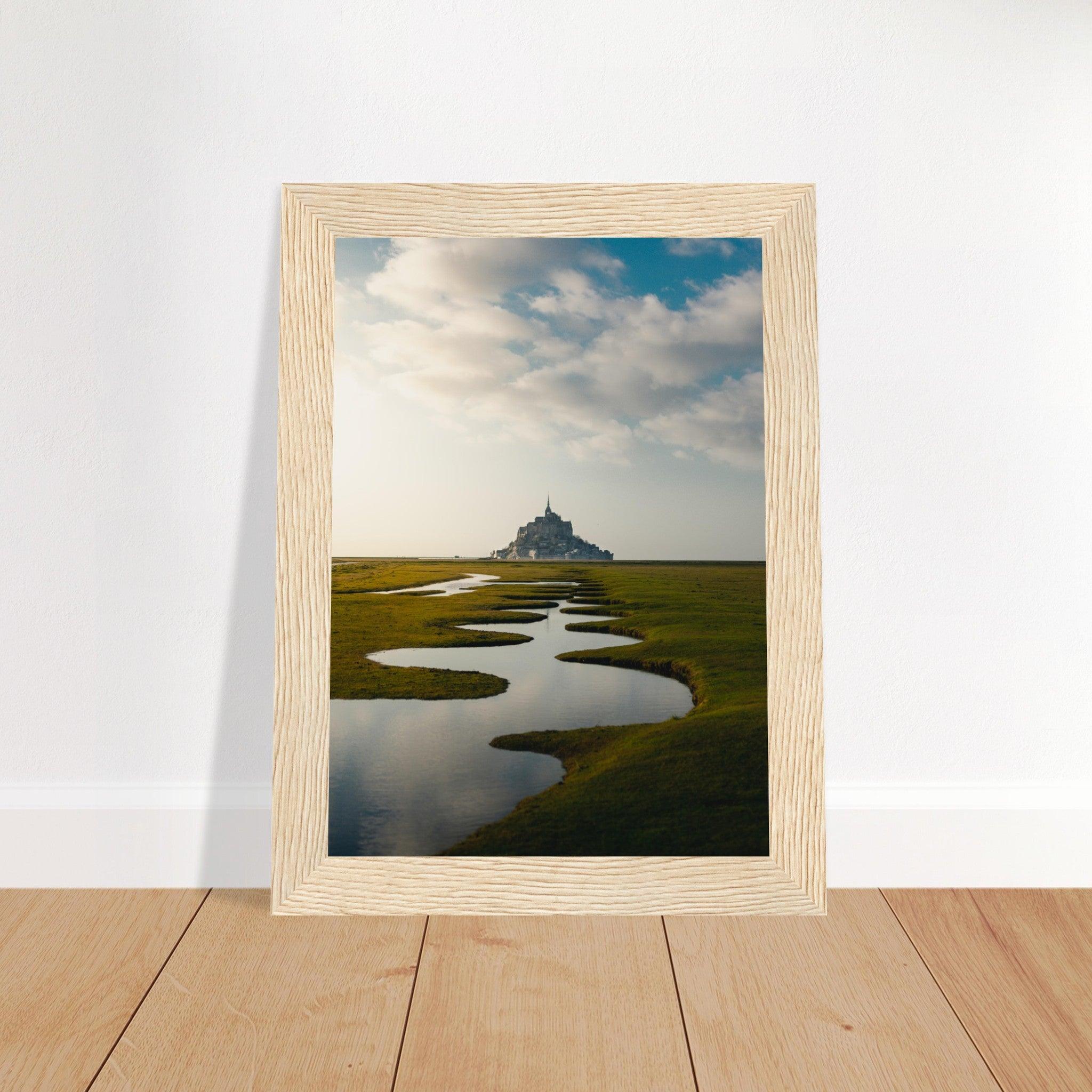 Mont Saint-Michel in der Normandie - Printree.ch Architektur, Foto, Fotografie, Frankreich, historisch, Insel, Kloster, Küste, Mittelalter, Mont Saint-Michel, Normandie, Reisen, Sehenswürdigkeit, UNESCO-Weltkulturerbe, unsplash