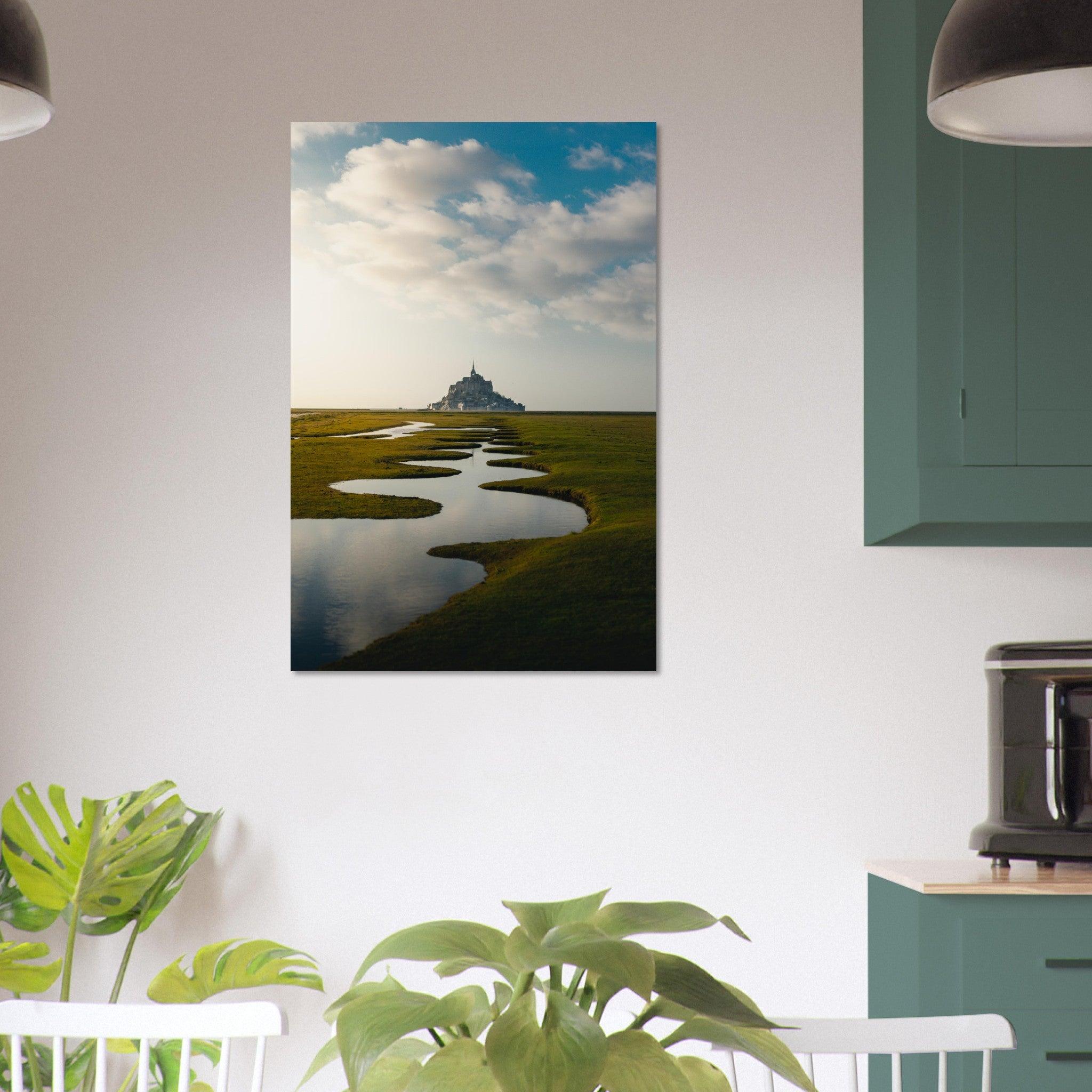 Mont Saint-Michel Poster - Printree.ch Architektur, Foto, Fotografie, Frankreich, historisch, Insel, Kloster, Küste, Mittelalter, Mont Saint-Michel, Normandie, Reisen, Sehenswürdigkeit, UNESCO-Weltkulturerbe, unsplash