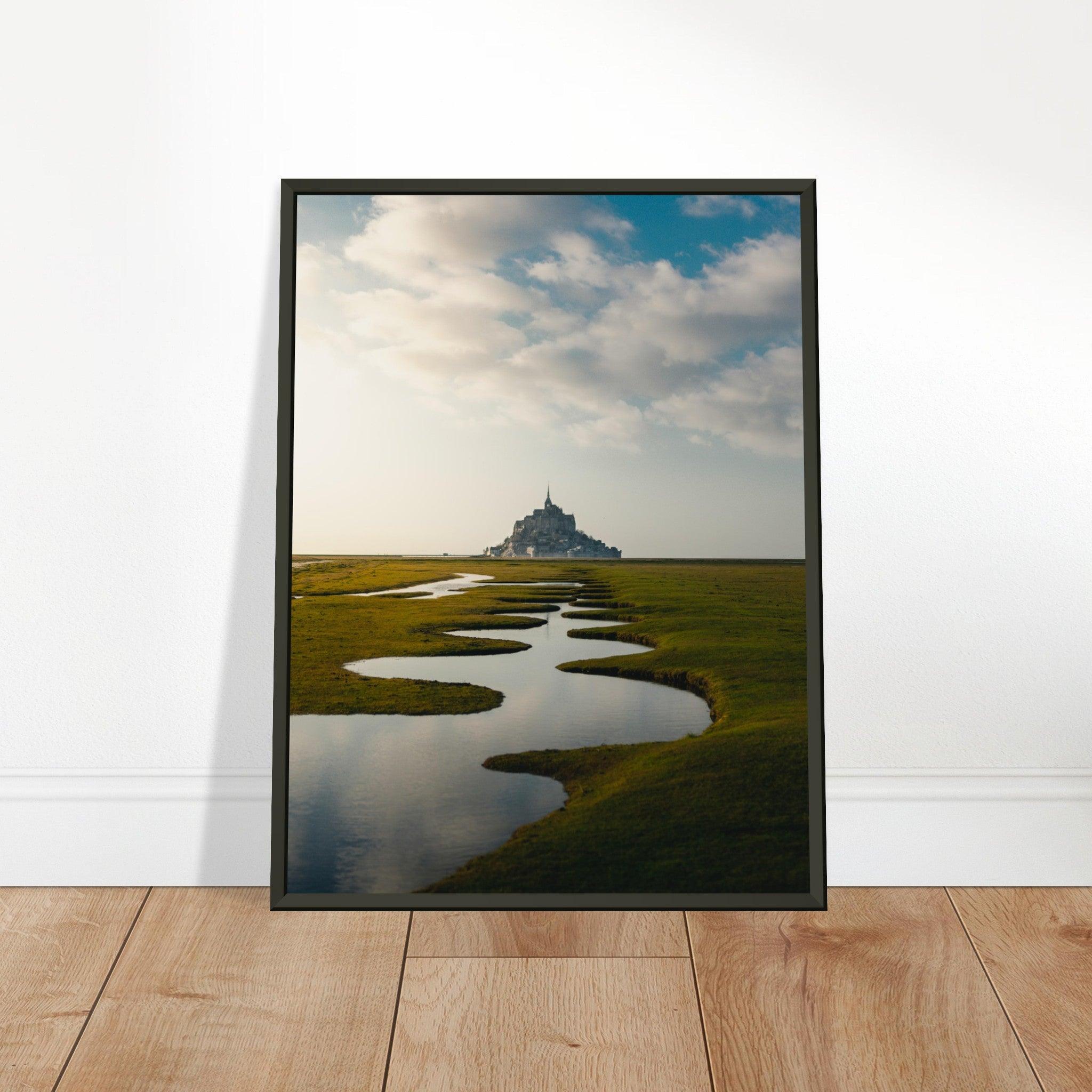 Mont Saint-Michel Poster - Printree.ch Architektur, Foto, Fotografie, Frankreich, historisch, Insel, Kloster, Küste, Mittelalter, Mont Saint-Michel, Normandie, Reisen, Sehenswürdigkeit, UNESCO-Weltkulturerbe, unsplash