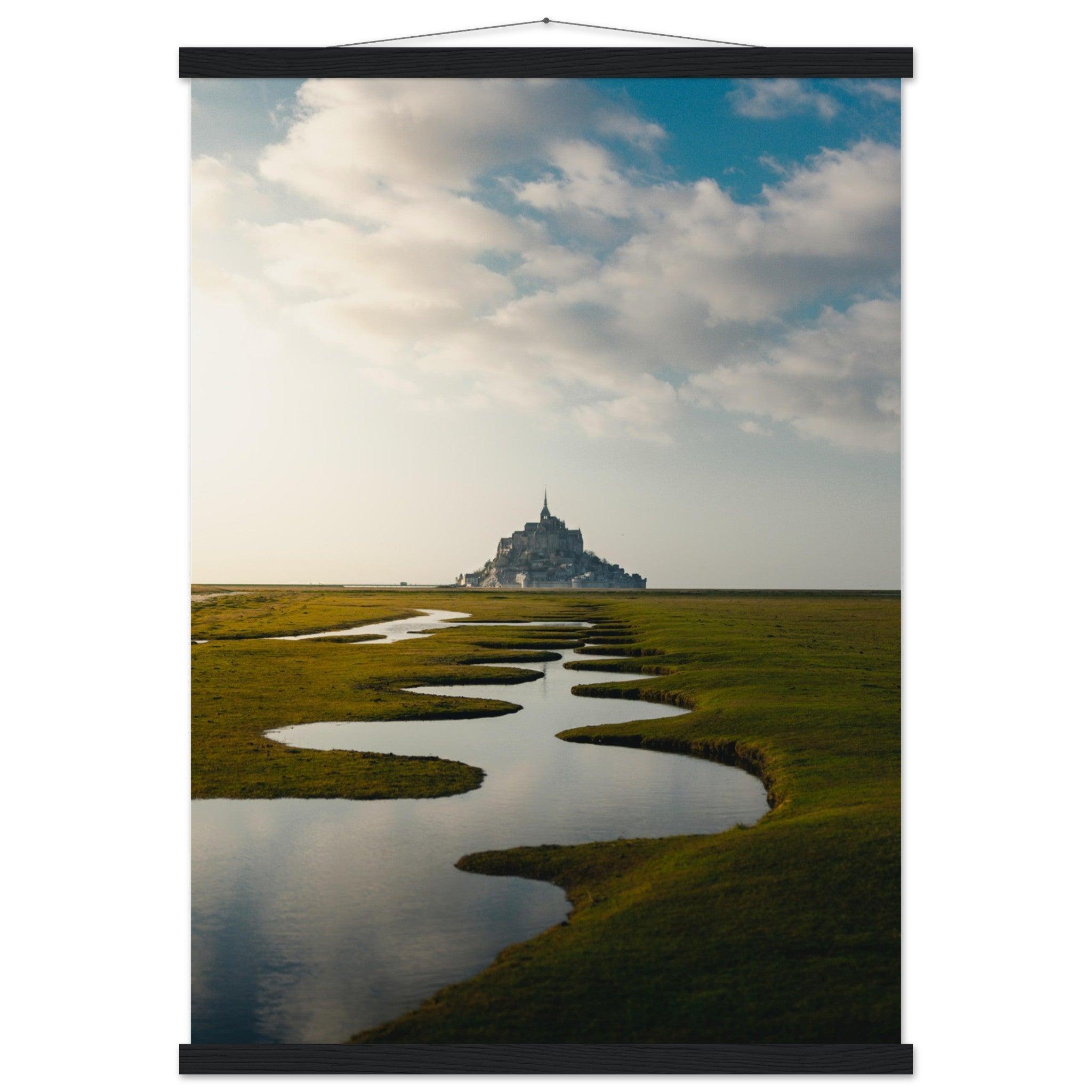 Mont Saint-Michel Poster - Printree.ch Architektur, Foto, Fotografie, Frankreich, historisch, Insel, Kloster, Küste, Mittelalter, Mont Saint-Michel, Normandie, Reisen, Sehenswürdigkeit, UNESCO-Weltkulturerbe, unsplash