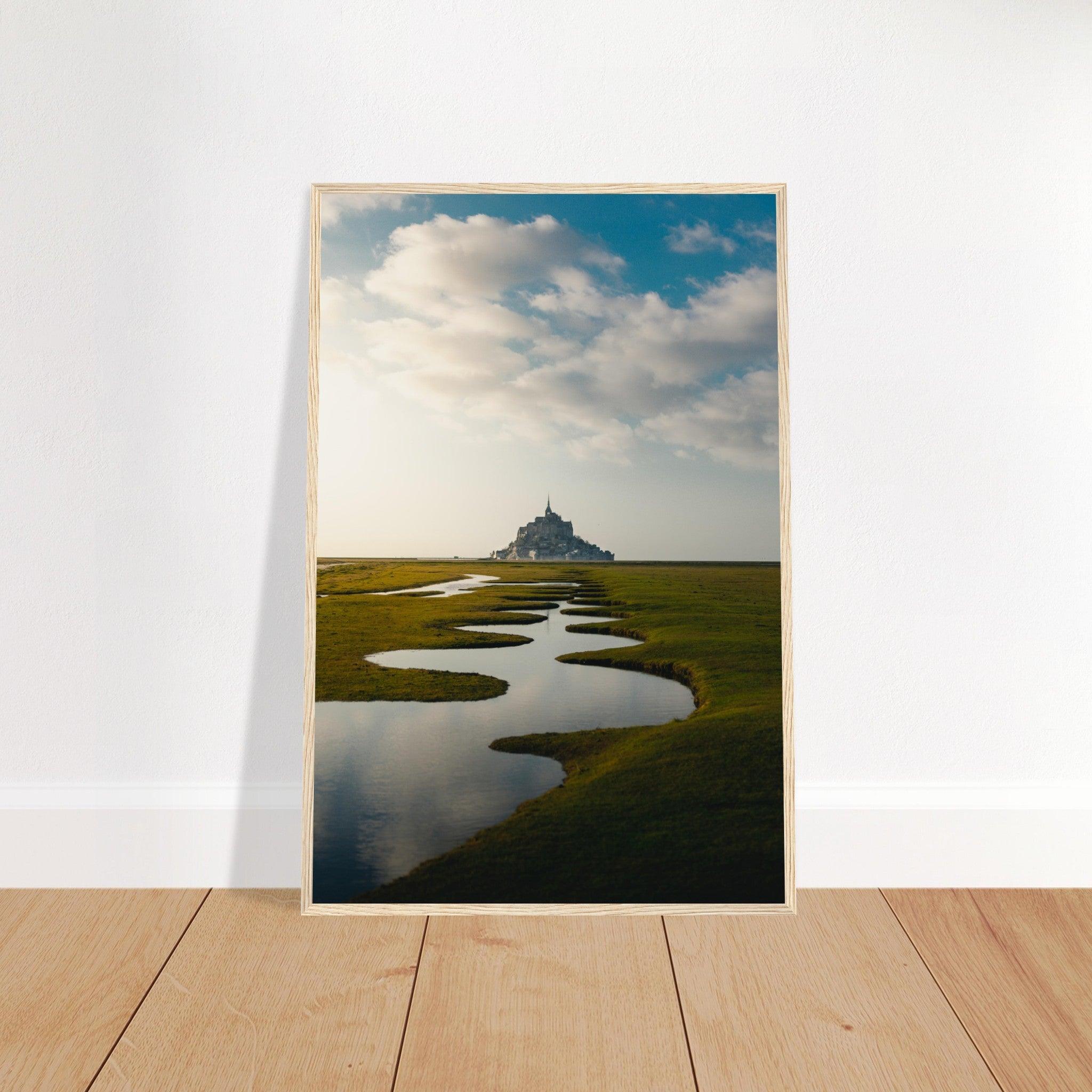 Mont Saint-Michel Poster - Printree.ch Architektur, Foto, Fotografie, Frankreich, historisch, Insel, Kloster, Küste, Mittelalter, Mont Saint-Michel, Normandie, Reisen, Sehenswürdigkeit, UNESCO-Weltkulturerbe, unsplash