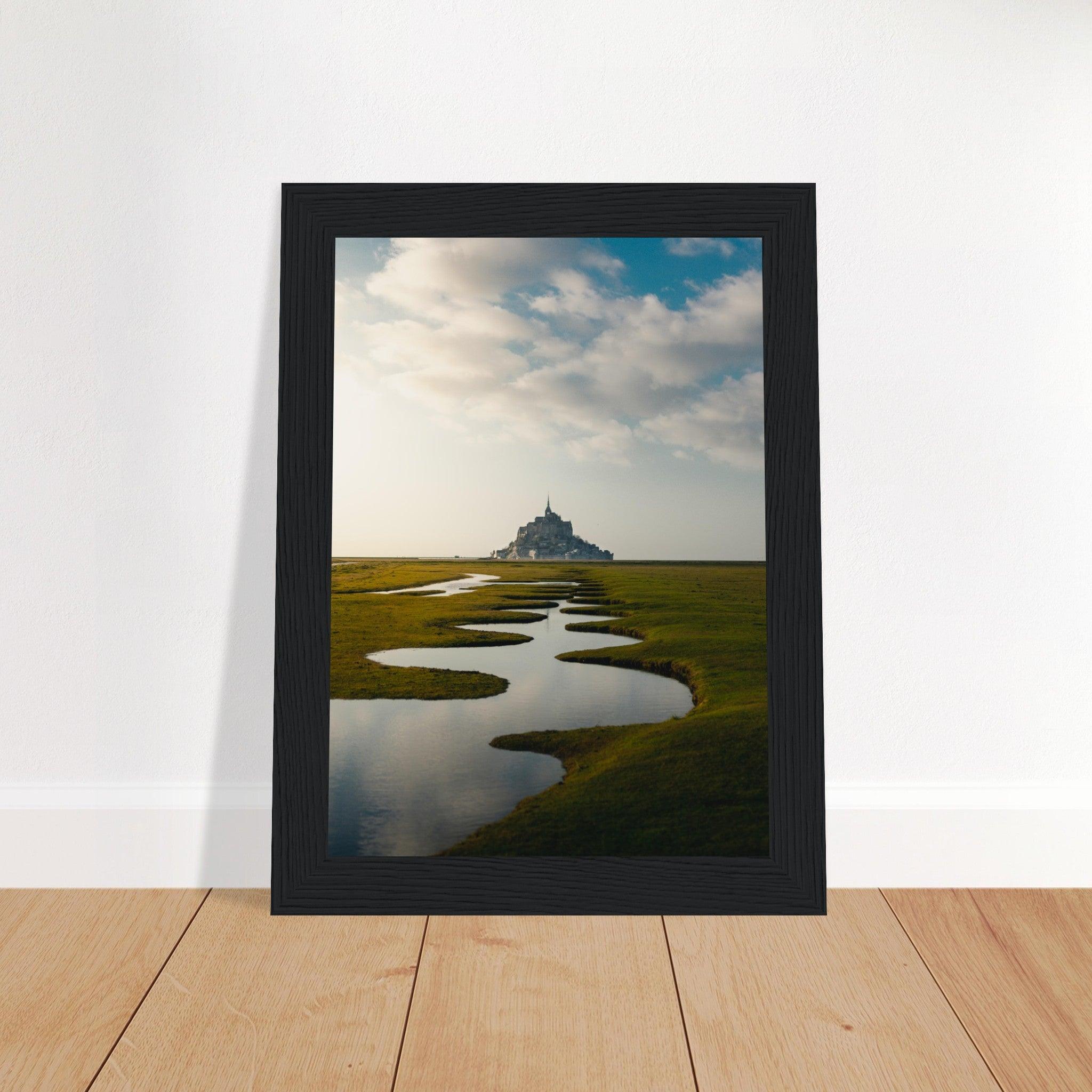 Mont Saint-Michel Poster - Printree.ch Architektur, Foto, Fotografie, Frankreich, historisch, Insel, Kloster, Küste, Mittelalter, Mont Saint-Michel, Normandie, Reisen, Sehenswürdigkeit, UNESCO-Weltkulturerbe, unsplash