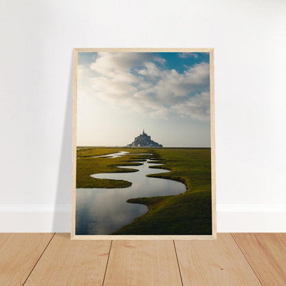 Mont Saint-Michel Poster - Printree.ch Architektur, Foto, Fotografie, Frankreich, historisch, Insel, Kloster, Küste, Mittelalter, Mont Saint-Michel, Normandie, Reisen, Sehenswürdigkeit, UNESCO-Weltkulturerbe, unsplash