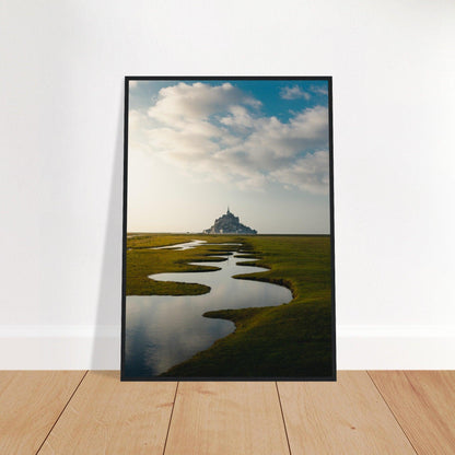 Mont Saint-Michel Poster - Printree.ch Architektur, Foto, Fotografie, Frankreich, historisch, Insel, Kloster, Küste, Mittelalter, Mont Saint-Michel, Normandie, Reisen, Sehenswürdigkeit, UNESCO-Weltkulturerbe, unsplash