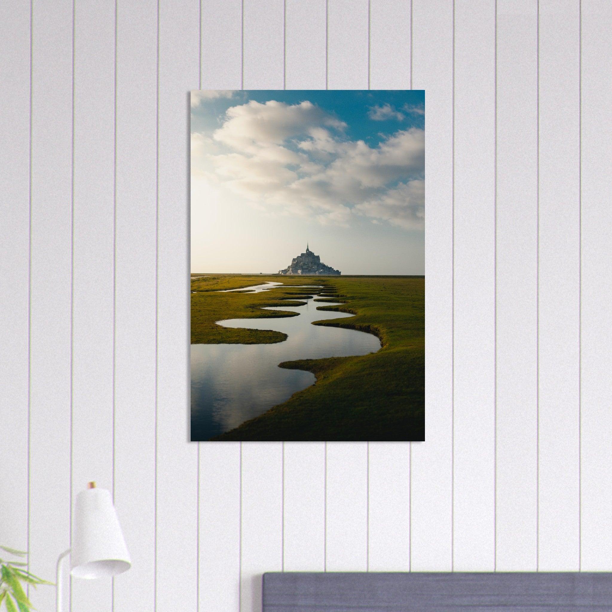 Mont Saint-Michel Poster - Printree.ch Architektur, Foto, Fotografie, Frankreich, historisch, Insel, Kloster, Küste, Mittelalter, Mont Saint-Michel, Normandie, Reisen, Sehenswürdigkeit, UNESCO-Weltkulturerbe, unsplash